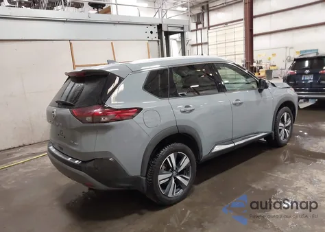 2021 Nissan Rogue Sl Intelligent Awd z USA, uszkodzony, nr VIN 5N1AT3CB6MC843016